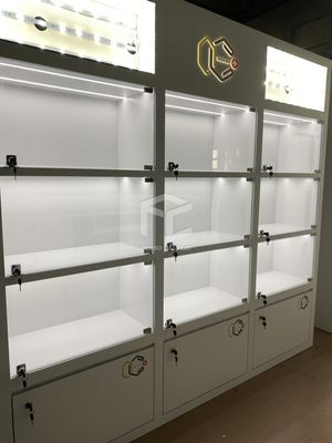 Glass Cases Jewelry Shop Furniture MDF 16mm Thick 1000mm High