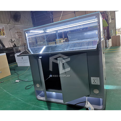 ODM Mobile Accessories Showcase With T5 LED Light