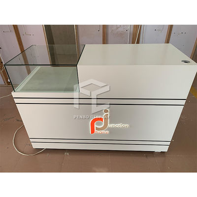6pcs Wall Mobile Phone Display Showcase Counter With T4 LED Lighting