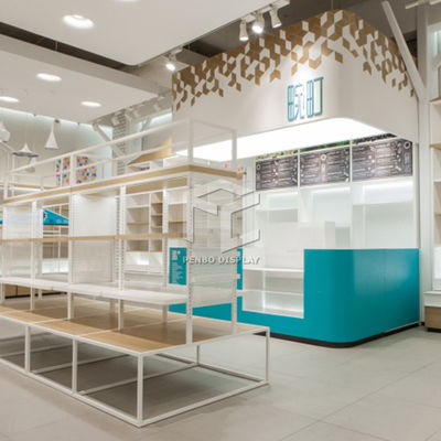 Retail Magnificent Clothing Shop Display Furniture 2cm Thick MDF