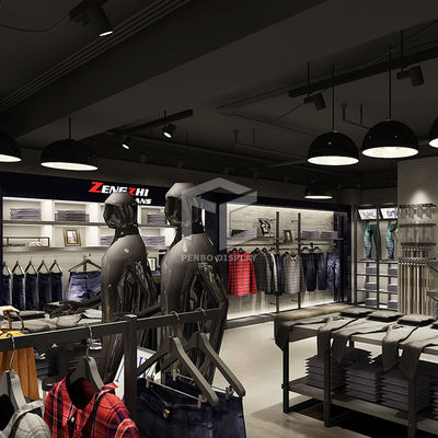 ODM Redecorate Folded Shirt Clothing Shop Display Furniture Morden Style