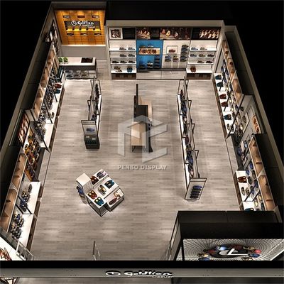 T5 LEDShoe Store Display Furniture Powder Coating  Monomer Design