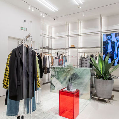 Lady Garmen Metal Diplay Stands For Clothes Store Display Furniture