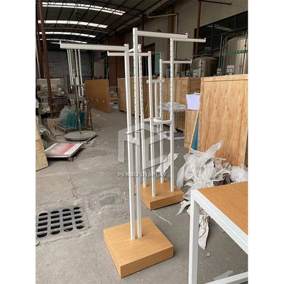 Wooden Clothing Store Display Rack Women Clothes Shop Furniture