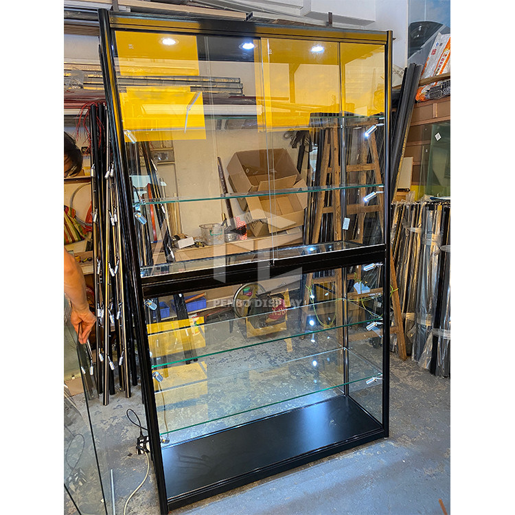 EPE Cotton Shop Furniture Glass Display Showcase Cabinet 2m High