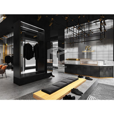 Su misura castri l'interior design dipinto del deposito dell'indumento della mobilia dell'esposizione del negozio dell'abbigliamento ricambia i montaggi