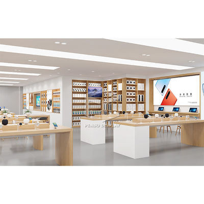 Gli accessori del cellulare dell'espositore del telefono cellulare del MDF dell'OEM comperano progettazione